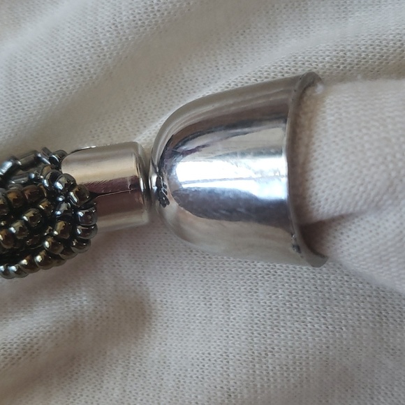 ☕ D&Y Infinity Scarf with Twisted Beaded Accent - Picture 3 of 7